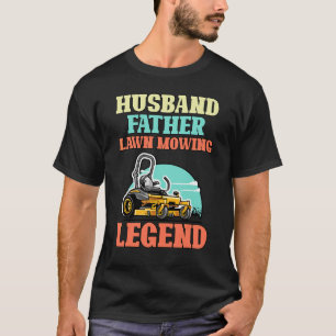 Echtgenoot Vader Gazon maaien Legende Tuinman Tuin T-shirt