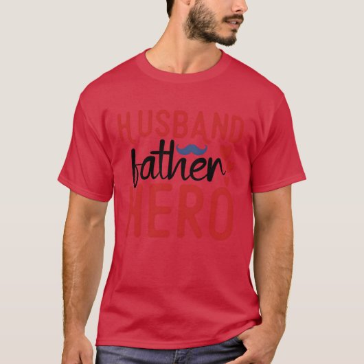 Echtgenoot Vader Held Vaders Dag Gift Boy T-shirt (Voorkant)