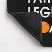 Echtgenoot Vader Legend Coach Leuk basketbal Gift Muismat (Hoek)