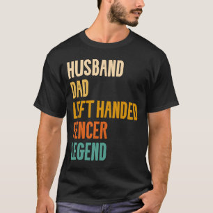 Echtgenoot vader links handbediende Fencer Legend  T-shirt