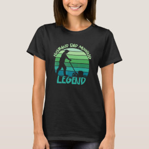 Echtgenoot Vader Maai Legende Humor Grasmaaien Tui T-shirt