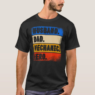 Echtgenoot Vader Monteur Held Vaderdag Monteur T-shirt