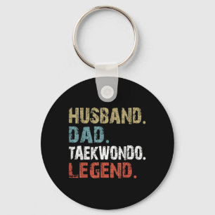 Echtgenoot Vader Taekwondo Legende Sleutelhanger