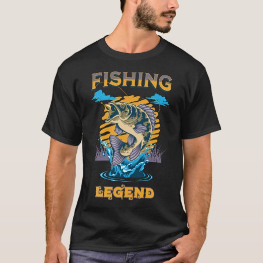 Echtgenoot Vader Vislegend T-shirt (Voorkant)