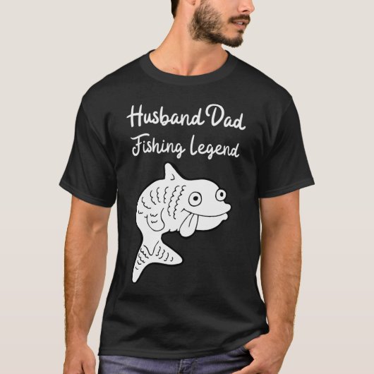 Echtgenoot Vader Vislegend T-shirt (Voorkant)