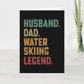 Echtgenoot Vader Waterskiën Legende ski Kaart (Voorkant)