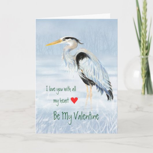 Echtgenoot Valentijn houdt van mijn hart: Feestdagen Kaart (Voorkant)