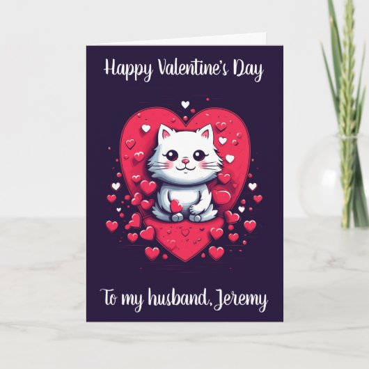 Echtgenoot Valentijnsdag Kaart (Voorkant)