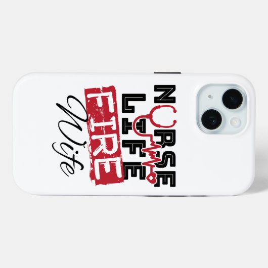 Echtgenoot van brandweervrouw in het verpleeghuis Case-Mate iPhone case (Achterkant (horizontaal))