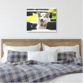 Echtgenoot van converteerbare hond canvas afdruk (Insitu (Slaapkamer))