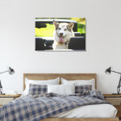 Echtgenoot van converteerbare hond canvas afdruk (Insitu (Slaapkamer))