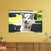 Echtgenoot van converteerbare hond canvas afdruk (Insitu (Woonkamer))