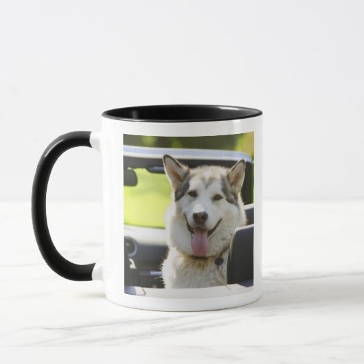 Echtgenoot van converteerbare hond mok (Links)
