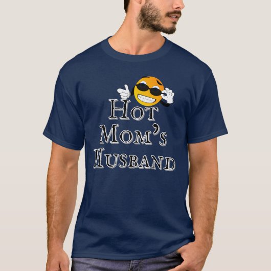 Echtgenoot van de hete moeder t-shirt (Voorkant)