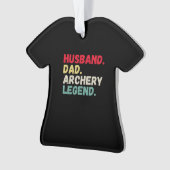 Echtgenoot van de retro-kerstman ornament (voorkant)