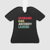 Echtgenoot van de retro-kerstman ornament (voorkant)