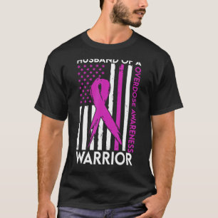 Echtgenoot van een krijger Overdosis Awareness Sup T-shirt