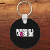 Echtgenoot van een roze lintblaaskanker Awa Sleutelhanger (Voorkant)