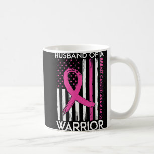 Echtgenoot van een Warrior Breast Cancer Awareness Koffiemok