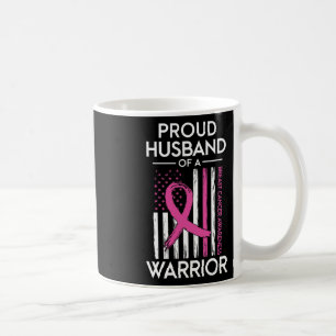 Echtgenoot van een Warrior Breast Cancer Awareness Koffiemok