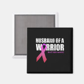 Echtgenoot van een Warrior Breast Cancer Awareness Magneet (Voorkant / Achterkant)