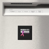 Echtgenoot van een Warrior Breast Cancer Awareness Magneet (Insitu (Vaatwasser))