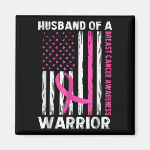 Echtgenoot van een Warrior Breast Cancer Awareness Magneet
