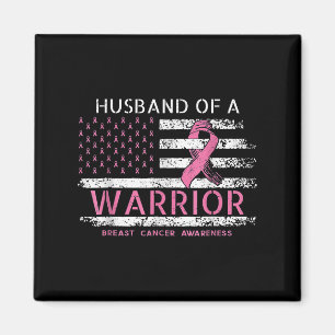 Echtgenoot van een Warrior Breast Cancer Awareness Magneet