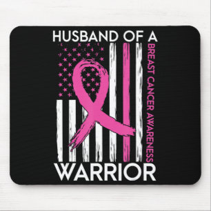 Echtgenoot van een Warrior Breast Cancer Awareness Muismat