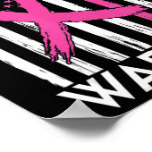 Echtgenoot van een Warrior Breast Cancer Awareness Poster (Hoek)