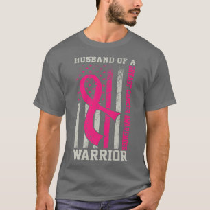 Echtgenoot van een Warrior Breast Cancer Awareness T-shirt