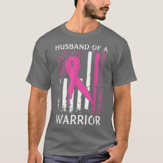 Echtgenoot van een Warrior Breast Cancer Awareness T-shirt