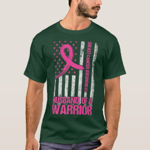 Echtgenoot van een Warrior Breast Cancer Awareness T-shirt