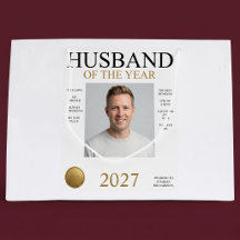 Echtgenoot van het Jaar Foto (Alleen Wit)