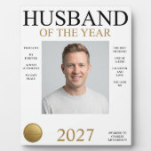 Echtgenoot van het Jaar Foto Fotoplaat (Voorkant)