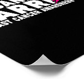 Echtgenoot van het Warrior Breast Cancer Awareness Poster (Hoek)