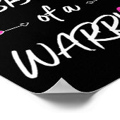 Echtgenoot van het Warrior Breast Cancer Awareness Poster (Hoek)