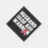 Echtgenoot van het Warrior Breast Cancer Awareness Servet (Hoek)