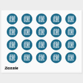 Echtgenoot van Jezus Ronde Sticker (Vel)
