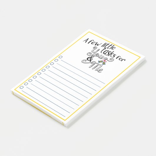 Echtgenoot van paren en vrouwenrechten om lijst ui post-it® notes (Schuin)