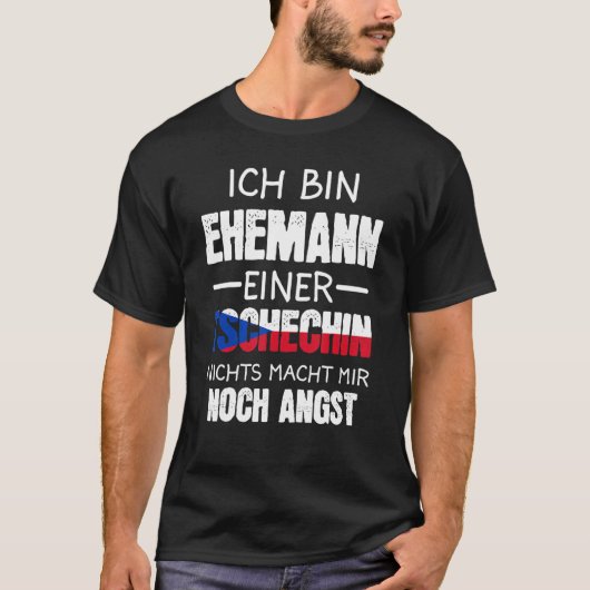 Echtgenoot van Tsjechië T-shirt (Voorkant)
