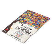 Echtgenoot voor mijn Man Ik hou van de man Notitieblok (Schuin)