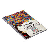 Echtgenoot voor mijn Man Ik hou van de man Notitieboek (Rechterzijde)