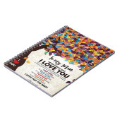 Echtgenoot voor mijn Man Ik hou van de man Notitieboek (Linkerzijde)