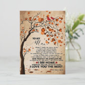 Echtgenoot voor mijn man... ik zie thuis feestdagenkaart (Staand voorkant)