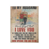 Echtgenoot voor mijn man vergeet nooit notitieblok (Linkerzijde)