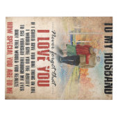 Echtgenoot voor mijn man vergeet nooit notitieblok (Voorkant)