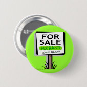 Echtgenoot voor verkoop Button (Voorkant /achterkant)