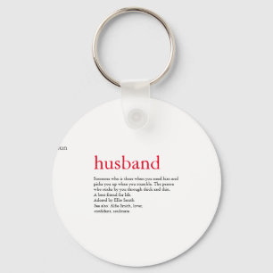 Echtgenoot Vrouw Definitie Bruiloft / Jubileum Sleutelhanger