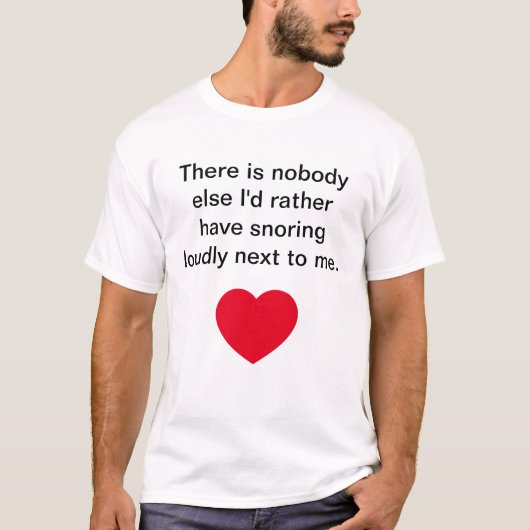 Echtgenoot Vrouw Grappig Valentijnsdag T-shirt (Voorkant)